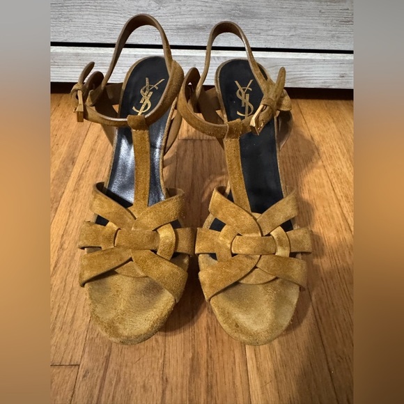 Yves Saint Laurent Shoes - YSL Yves Saint Laurent Suede Leather Tribute Pumps